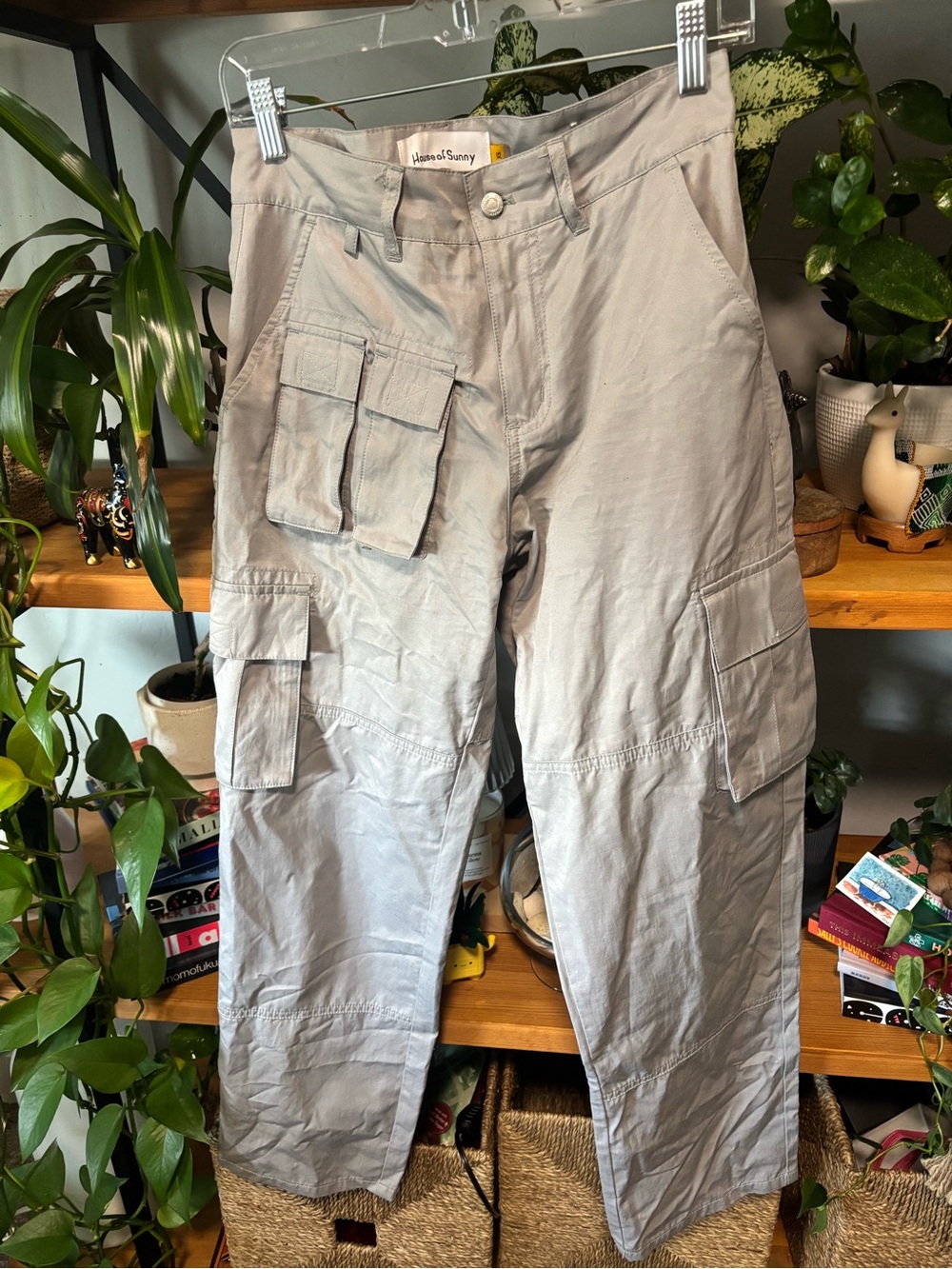House of Sunny Easy Rider Pants in Light Gray | XS - Picture 2 of 8